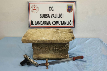 Bursa'da tarihi eser kaçakçılığına jandarma engeli!