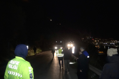 Bursa’da heyelan: Mudanya-Kurşunlu yolu trafiğe kapandı