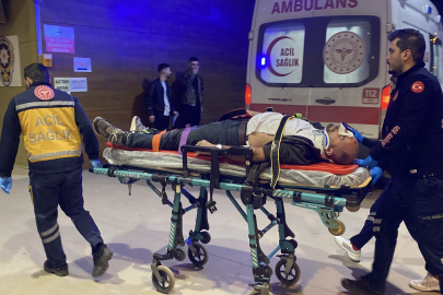 Bursa'da kamyonun kasasından düşen işçi yaralandı