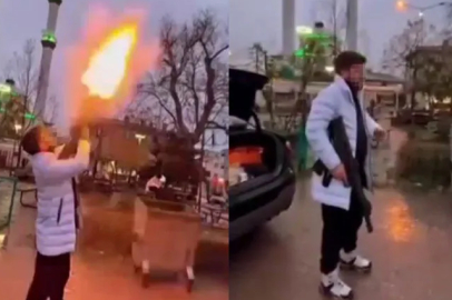 Bursa'da pompalı magandayı polis affetmedi!