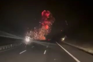 Balıkesir'de F-16 savaş uçağının düşme anı ortaya çıktı