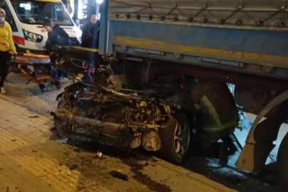 Bursa'daki feci kazadan mucize kurtuluş!