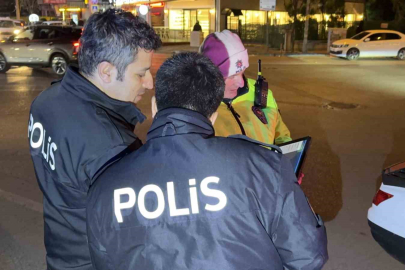 Bursa’da o mahalleye akın eden sürücülere polis uygulaması