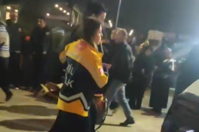 Bursa Ulu Camii’nde panik anları!