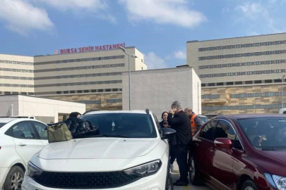 Otoparkta panik dolu anlar!