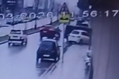 Bir anlık dalgınlık kazayı getirdi