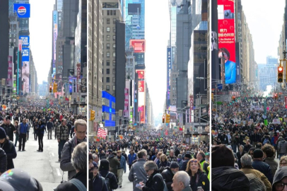 New York’ta Trump'a protesto: Savaşa hayır!