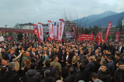 Gökhan Zeybek ve Özgür Çelik Mustafa Bozbey destek mitinginde!