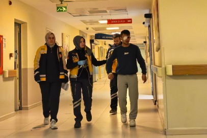 Bursa'da kesim makinesinden fırlayan parça işçinin gözüne saplandı