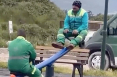 Tahteravalliye binen temizlik işçileri güldürdü