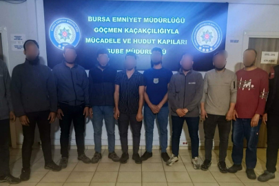 Bursa’da göçmen kaçakçılığına darbe
