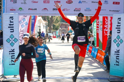 İznik'te eşsiz tarih ve doğanın içindeki maraton sona erdi