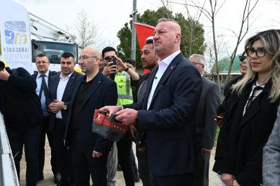 Karacabey'de hamam ve sauna kompleksinin temelleri atıldı