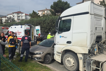 Korku dolu anlar: Otomobili sürükledi