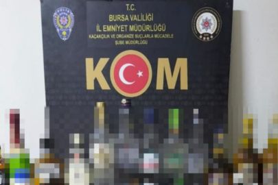 Bursa’da sahte içki operasyonu: 436 litre ele geçirildi
