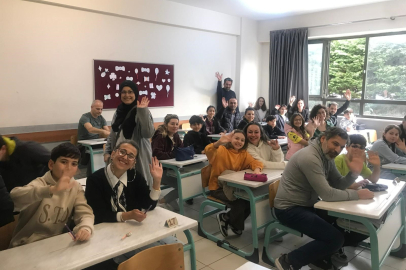 Veliler çocuklarıyla aynı sınavda ter döktü