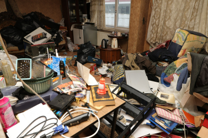 Osmangazi’de çöp ev temizlendi