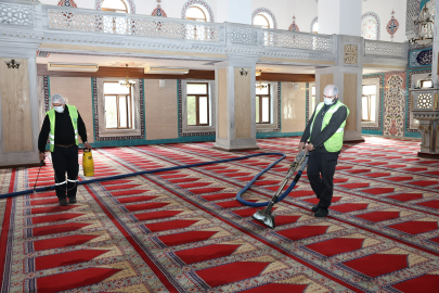 Nilüfer’de ibadethaneler bahara temiz giriyor