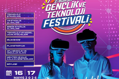 Yıldırım’da gençlik ve teknoloji festivali başlıyor!