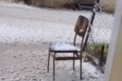 Bursa’da ceviz büyüklüğünde dolu yağdı!