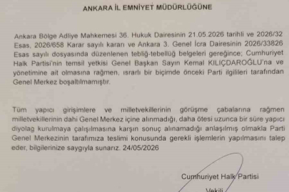 Kılıçdaroğlu’nun avukatından CHP Genel Merkez binasının teslimine ilişkin emniyete dilekçe!