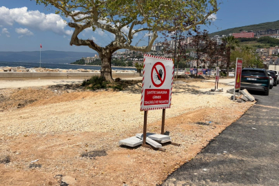 Gemlik sahil çalışmaları tüm hızıyla sürüyor