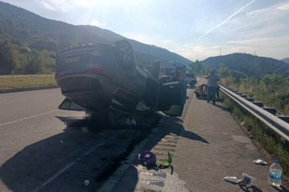 Tokat’ta takla atan otomobildeki 1 kişi öldü, 5 kişi yaralandı