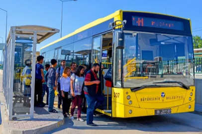 Bursa'da toplu ulaşım filosundaki otobüsler satılıyor