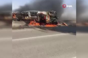 Irak’ta kaza sonrası otobüste yangın çıktı: 25 ölü