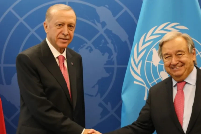 Cumhurbaşkanı Erdoğan Guterres ile görüştü
