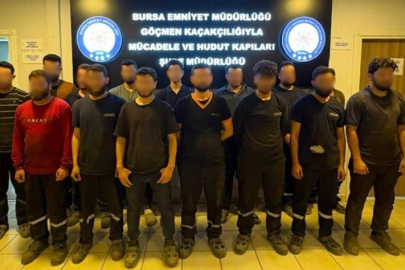 Bursa'da kaçak göçmen işçi operasyonu: 2 organizatör yakalandı