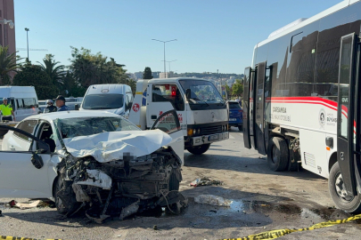 Samsun’da otomobil ile halk otobüsü çarpıştı: 7 yaralı