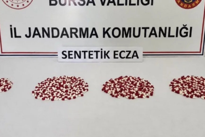 Bursa'da uyuşturucu operasyonu: Bin 98 adet sentetik ecza ele geçirildi