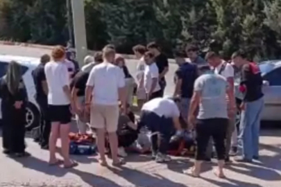 Bursa'da kavşakta feci çarpışma! Ağır yaralandı
