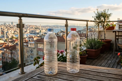 Balkonlara pet şişe bırakın çağrısı yapıldı!