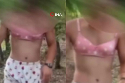 ‘Yasak aşk’ iddiası! Ormanda kadın kıyafeti giydirip şantaj yaptılar