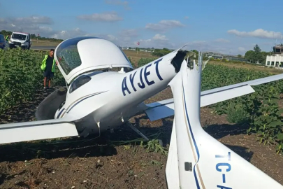 Eğitim uçağı kaza kırıma uğradı! Valilikten açıklama
