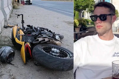 Yeni aldığı motosikletle ilk gezisi sonu oldu