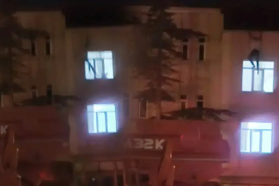 Evine çatıdan girmeye çalıştı, metrelerce yükseklikten böyle düştü!
