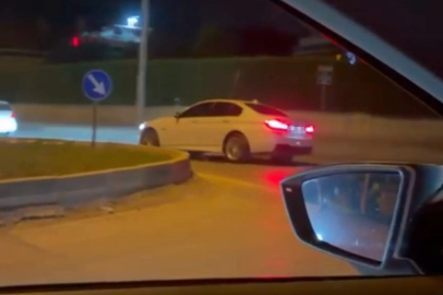 Bursa'da drift atan sürücüye ceza yağdı