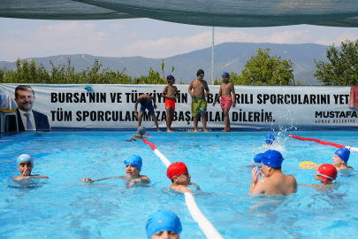 Bursa Gürsulu çocuklara ücretsiz yüzme kursu