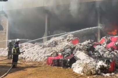 Gaziantep'teki fabrika yangını söndürüldü