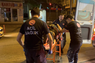 Bursa'da motosiklet devrildi: Kadın sürücü yaralandı