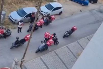 Bursa korsan sipariş kuryeleri kapıya dizdi, kuryeler isyan etti