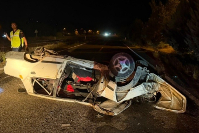 Karabük'te otomobil takla attı: 1 yaralı