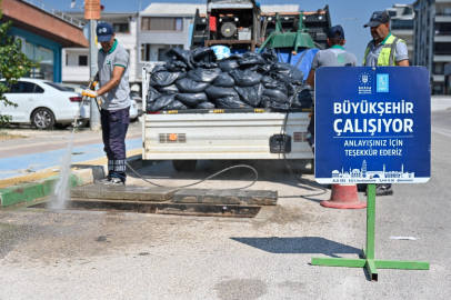 Bursa Büyükşehir'den altyapıya bahar temizliği